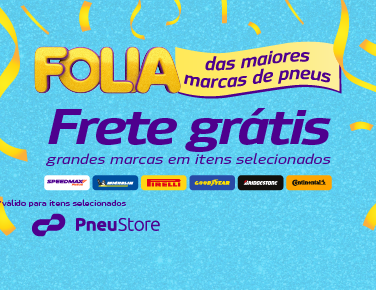 Folia das maiores marcas de pneus - Frete grátis